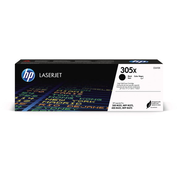 HP Cartouche Laser Originale Noire (4 000 pages) - 305X - CE410X