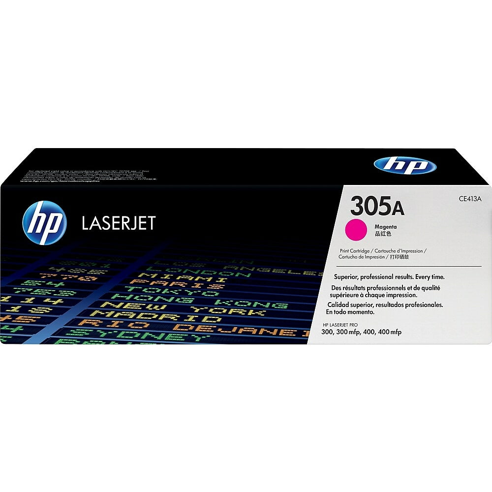 HP Cartouche Laser Originale Magenta (2 600 pages) - 305A - CE413A