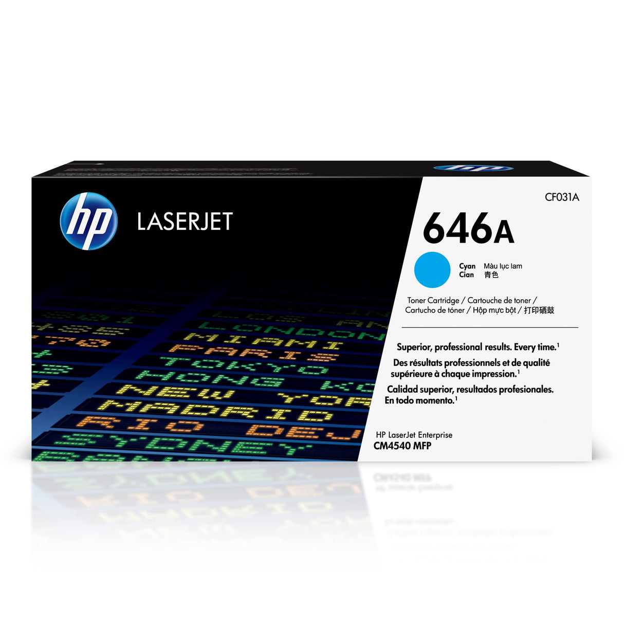 HP Cartouche Laser Originale Cyan (12 500 pages) - 646A - CF031A