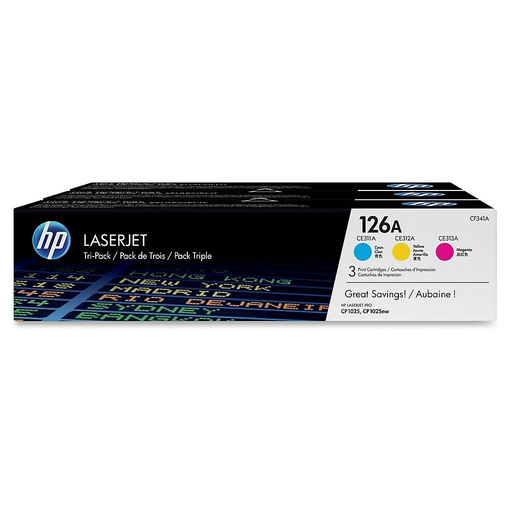 HP Cartouche Laser Originale CMY (1 000 pages) - 126A - CF341A