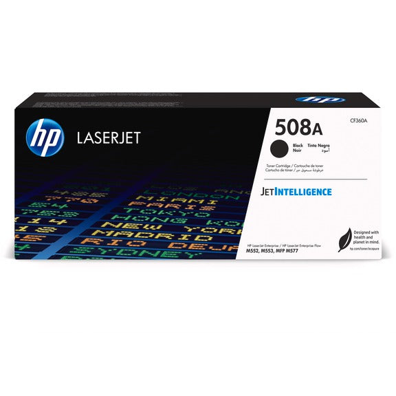 HP Cartouche Laser Originale Noire (6 000 pages) - 508A - CF360A