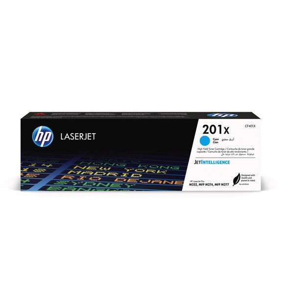 HP Cartouche Laser Originale Cyan (2 300 pages) - 201X - CF401X