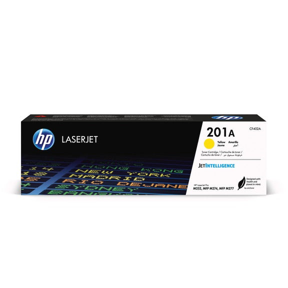 HP Cartouche Laser Originale Jaune (1 400 pages) - 201A - CF402A