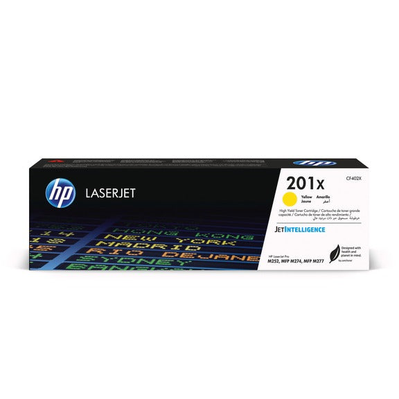 HP Cartouche Laser Originale Jaune (2 300 pages) - 201X - CF402X
