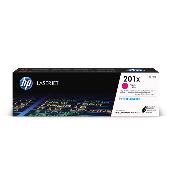 HP Cartouche Laser Originale Magenta (2 300 pages) - 201X - CF403X