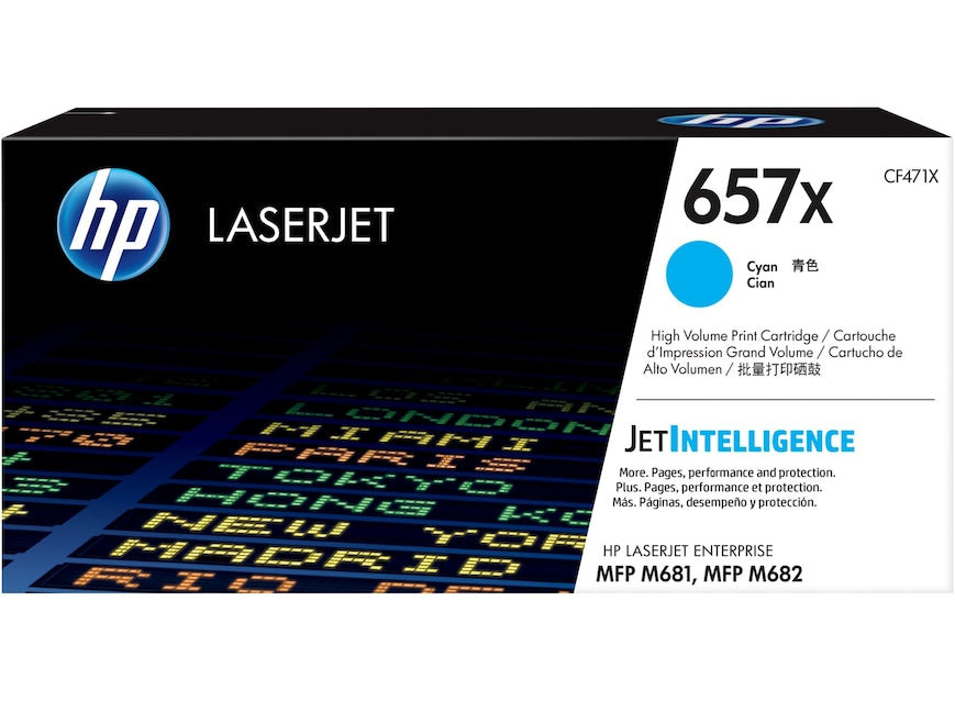 HP Cartouche Laser Originale Cyan (23 000 pages) - 657X - CF471X