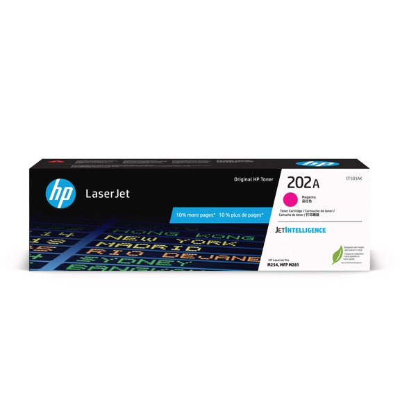 HP Cartouche Laser Originale Magenta (1 300 pages) - 202A - CF503A