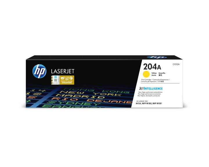 HP Cartouche Laser Originale Jaune (900 pages) - 204A - CF512A