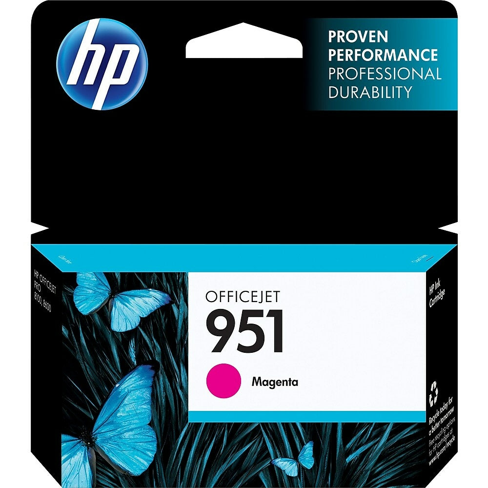 HP Cartouche Jet d'encre Originale Magenta (700 pages) - 951 - CN051AN