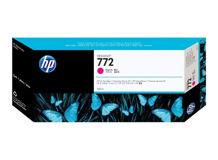 HP Cartouche Jet d'encre Originale Magenta 300 ml - 772 - CN629A