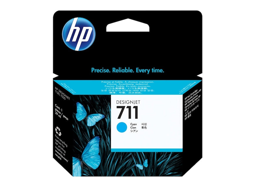 HP Cartouche Jet d'encre Originale Cyan 29 ml - 711 - CZ130A
