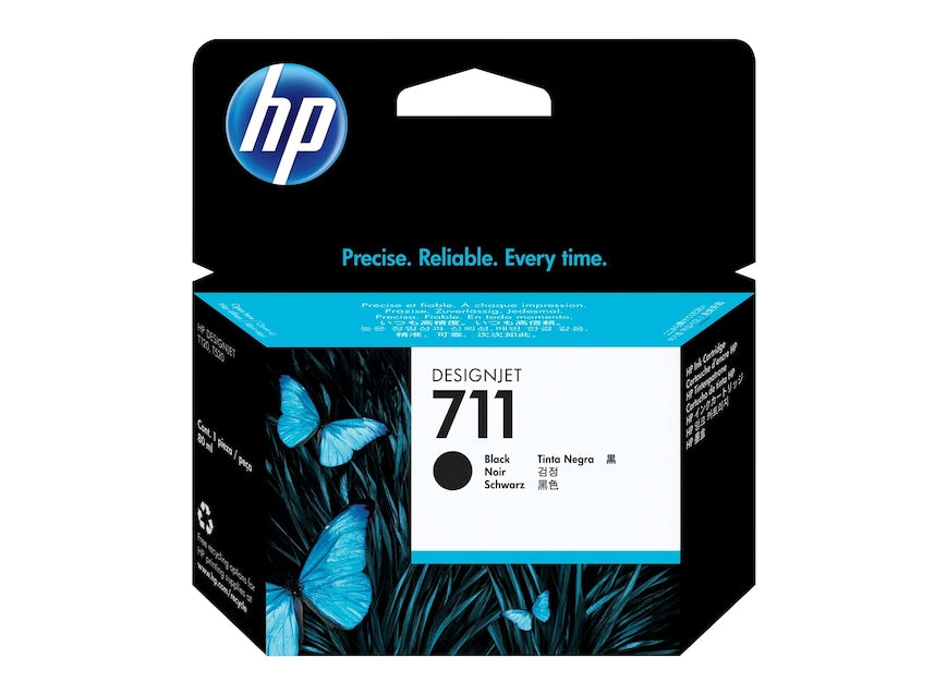 HP Cartouche Jet d'encre Originale Noire 80 ml - 711 - CZ133A