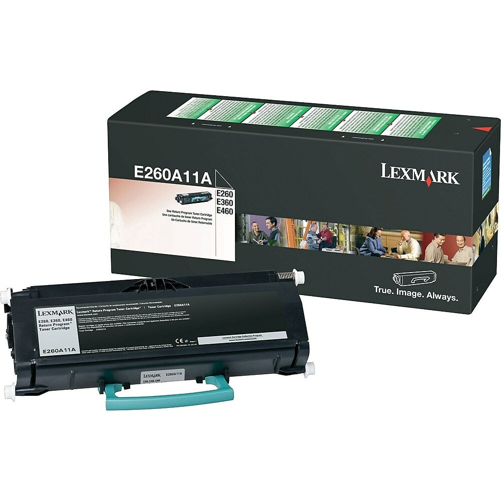 E260A11A - Cartouche laser Lexmark originale noire (3 500 pages)