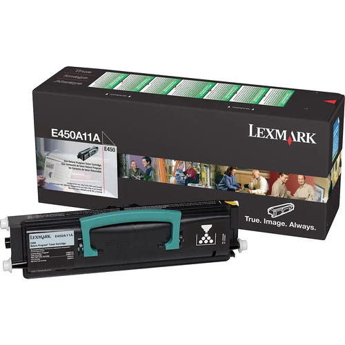 LEXMARK Cartouche Laser Originale Noire (6 000 pages) - E450A11A