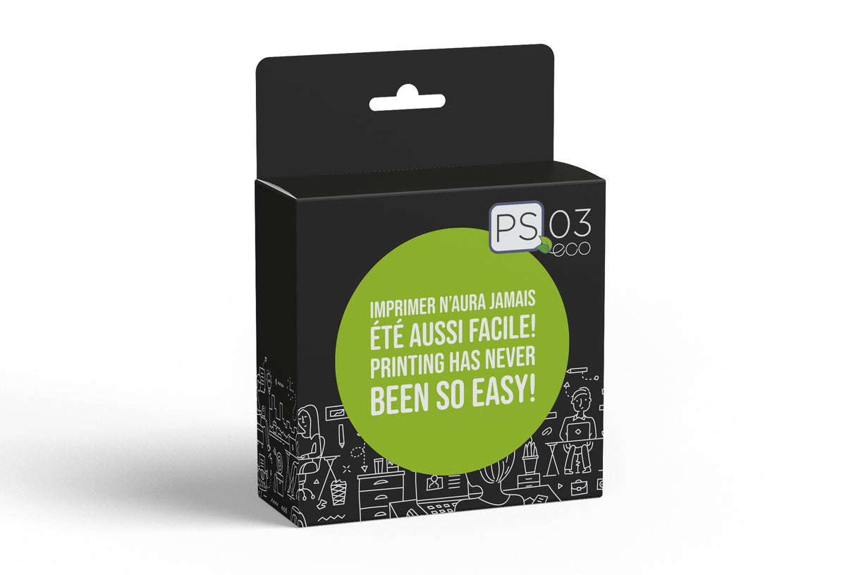 Cartouche jet d'encre recyclée HP CMY (415 p.) - C9352CL - (22XL)