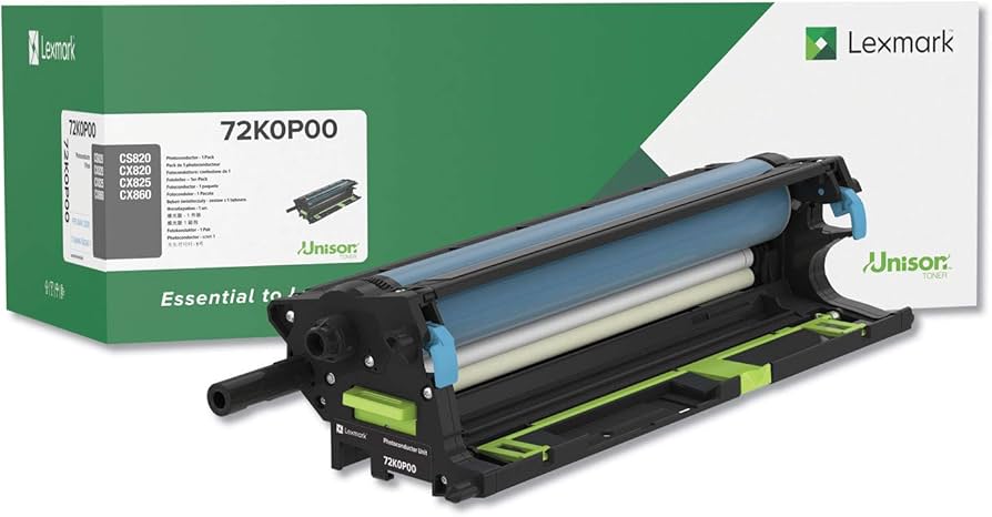 Tambour laser original Lexmark Noir (40 000 p.) - 72K0P00 - L-72K0P00