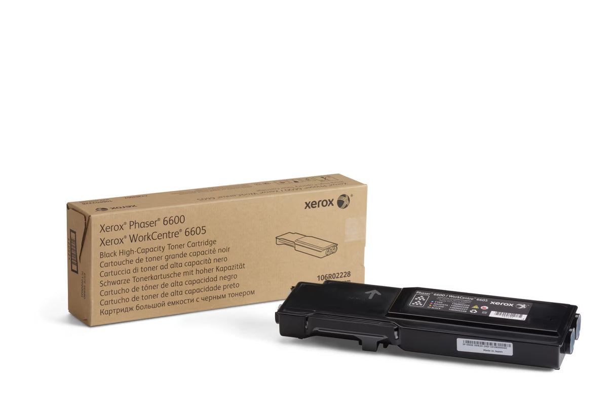 106R02228 - Cartouche laser Xerox originale noire (8 000 pages)