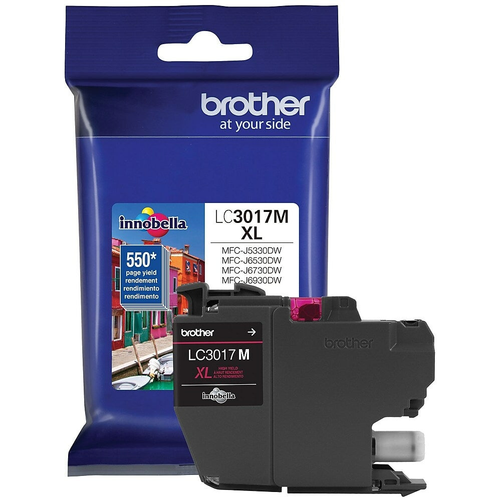 BROTHER Cartouche Jet d'encre Originale Magenta (550 pages) - LC3017MS
