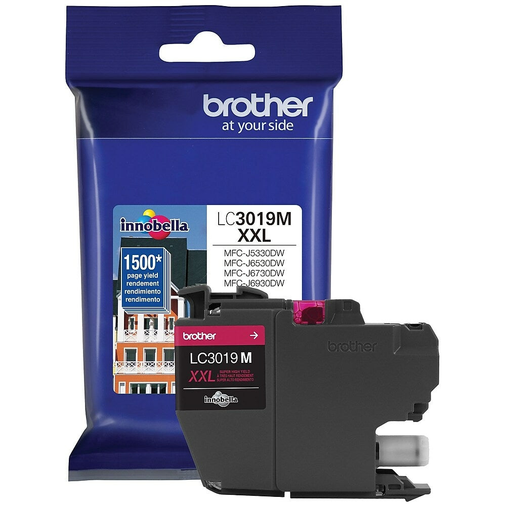 BROTHER Cartouche Jet d'encre Originale Magenta (1 500 pages) - LC3019MS