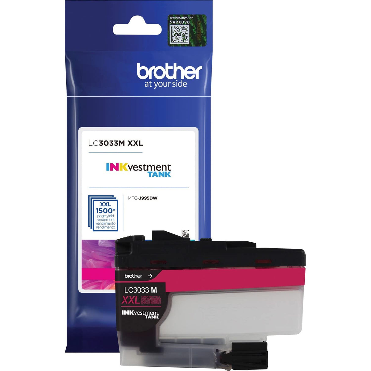 BROTHER Cartouche Jet d'encre Originale Magenta (1 500 pages) - LC3033MS