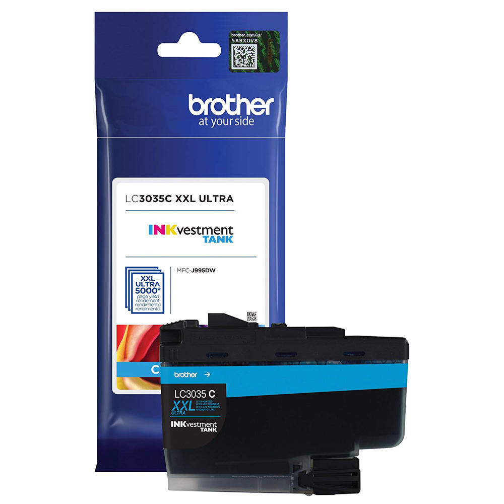 BROTHER Cartouche Jet d'encre Originale Cyan (5 000 pages) - LC3035CS