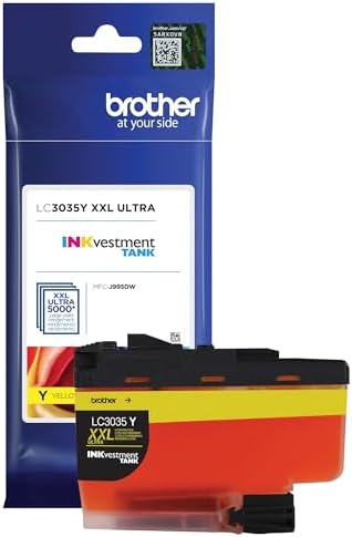 BROTHER Cartouche Jet d'encre Originale Jaune (5 000 pages) - LC3039YS