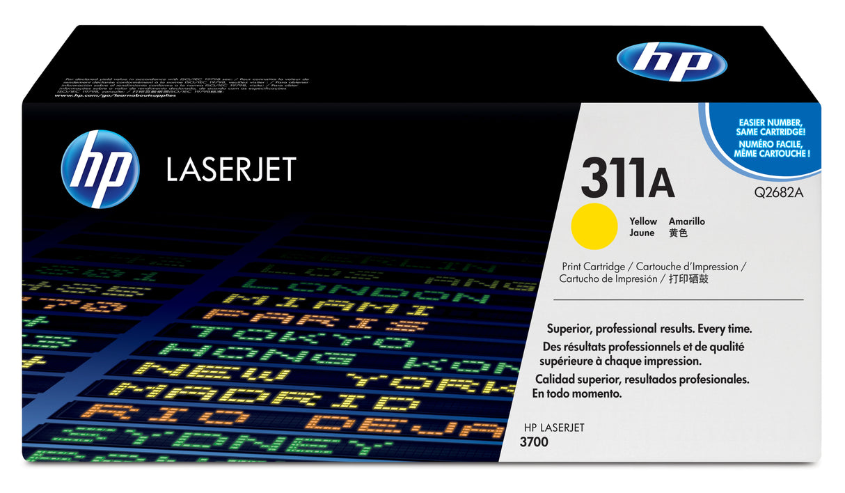 HP Cartouche Laser Originale Jaune (6 000 pages) - 311A - Q2682A