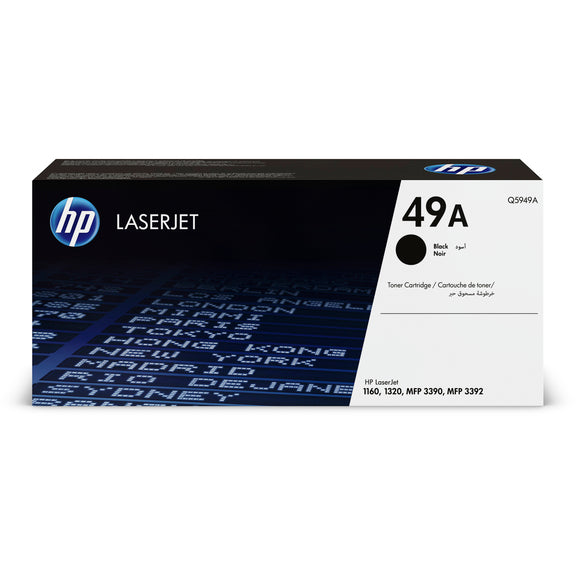 HP Cartouche Laser Originale Noire (2 500 pages) - 49A - Q5949A
