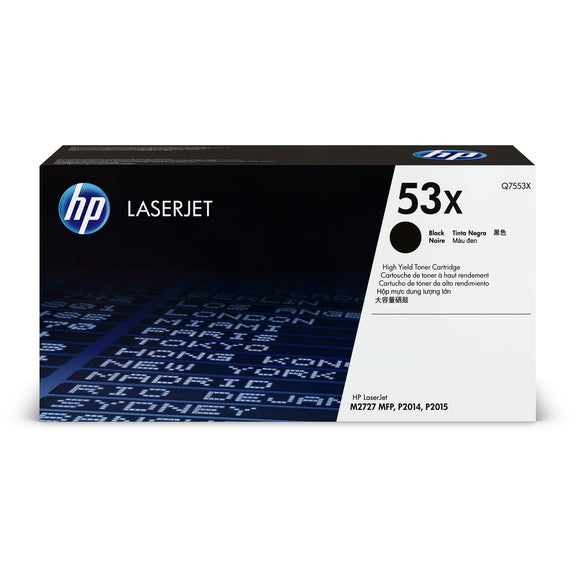 HP Cartouche Laser Originale Noire (7 000 pages) - 53X - Q7553X