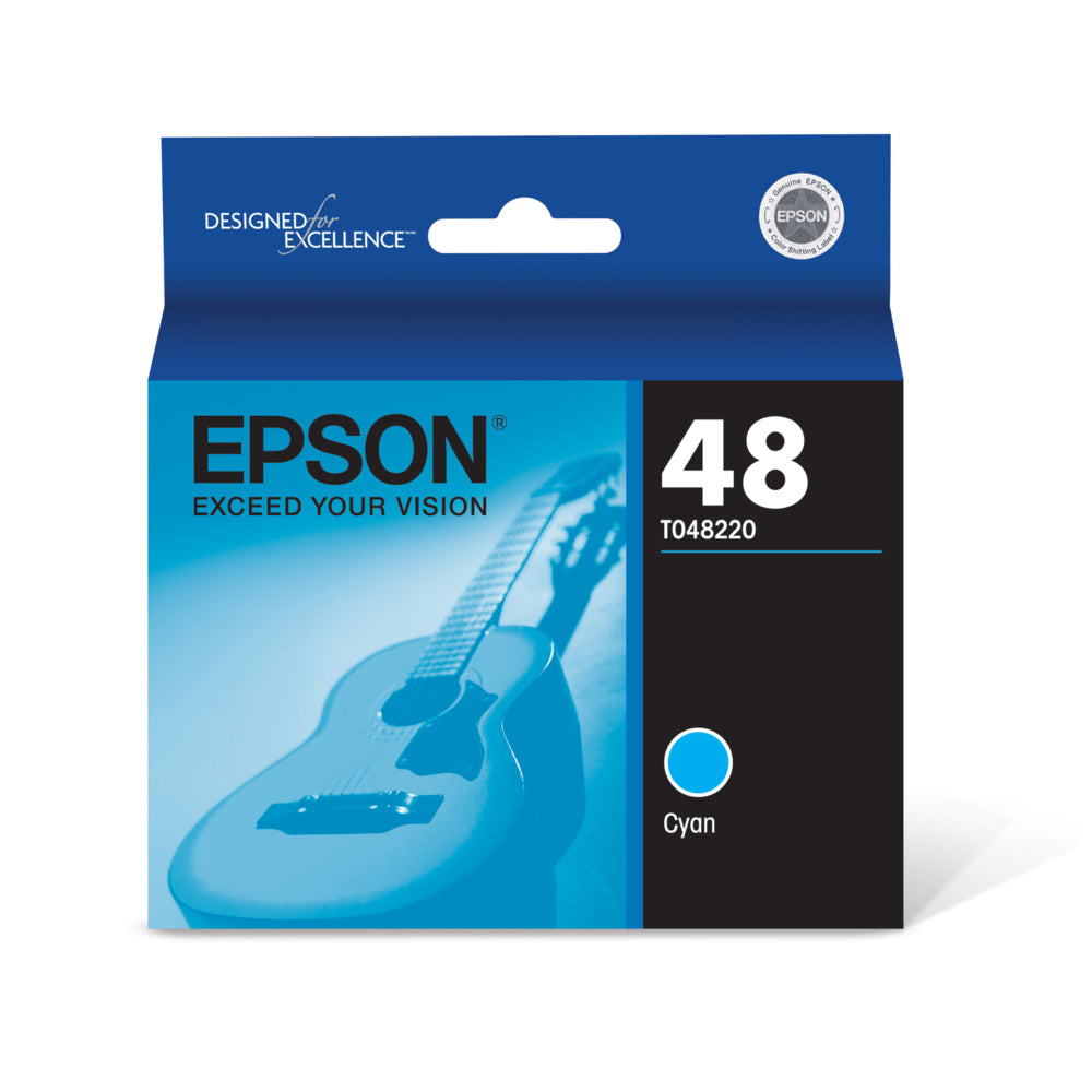 EPSON Cartouche Jet d'encre Originale Cyan (430 pages) - T048 - T048220-S