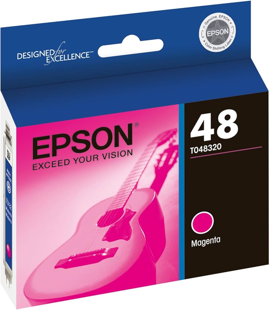 EPSON Cartouche Jet d'encre Originale Magenta (430 pages) - T048 - T048320-S