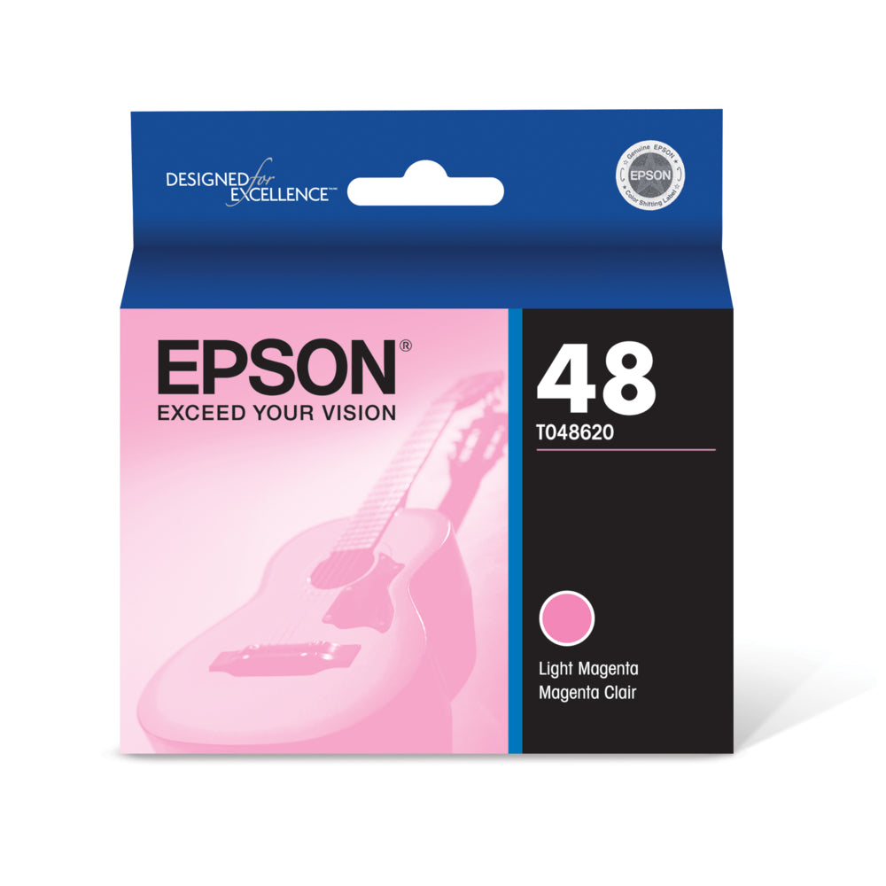 EPSON Cartouche Jet d'encre Originale Magenta, clair (430 pages) - T048 - T048620-S