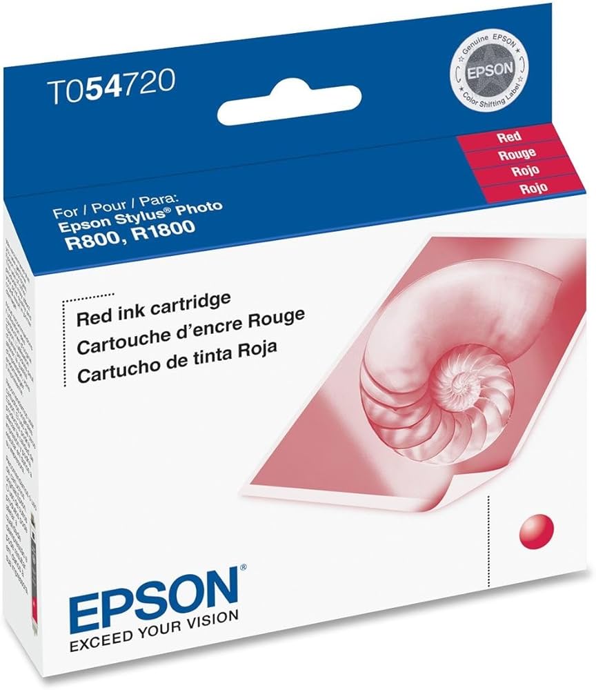 EPSON Cartouche Jet d'encre Originale Rouge (400 pages) - T054 - T054720