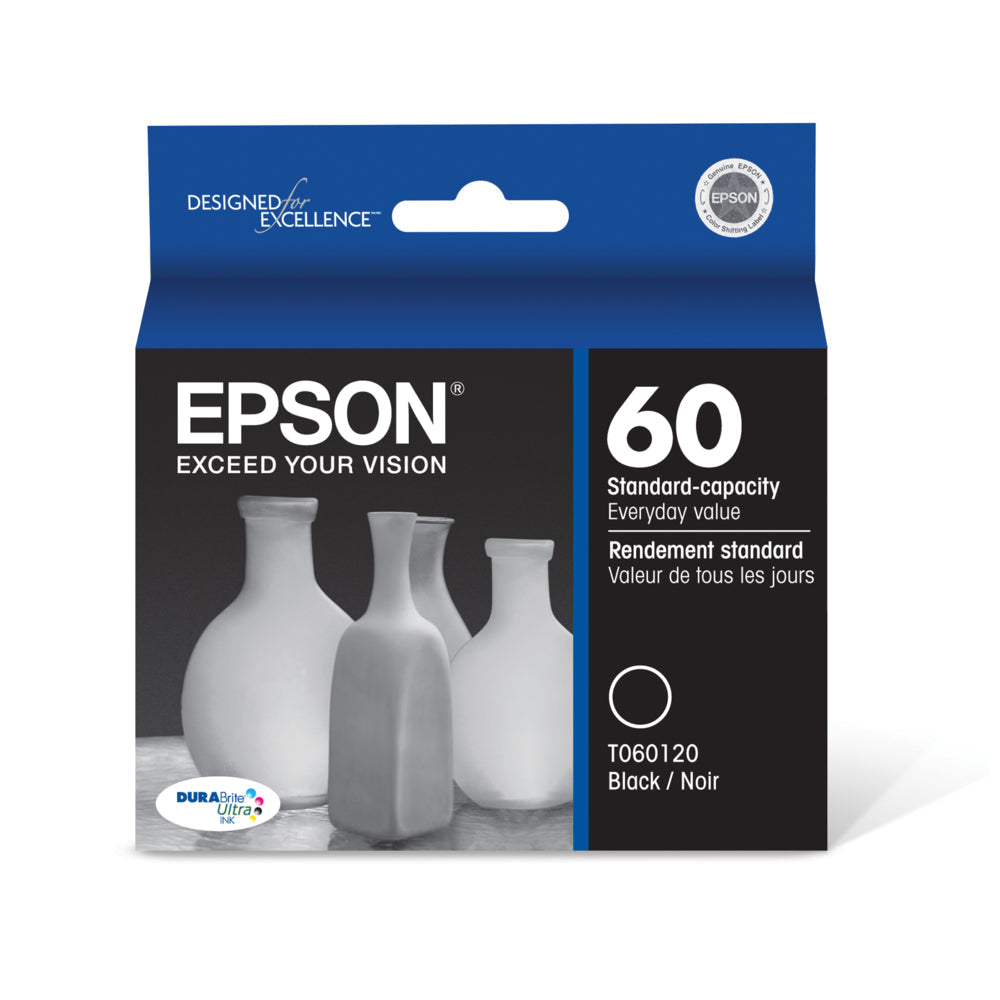 EPSON Cartouche Jet d'encre Originale Noire (400 pages) - T060 - T060120-S