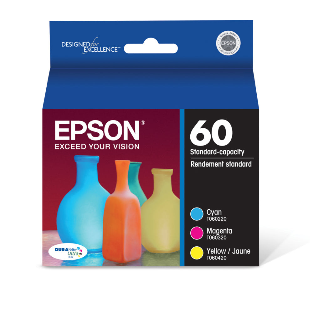 EPSON Cartouche Jet d'encre Originale CMY (450 pages) - T060 - T060520-S