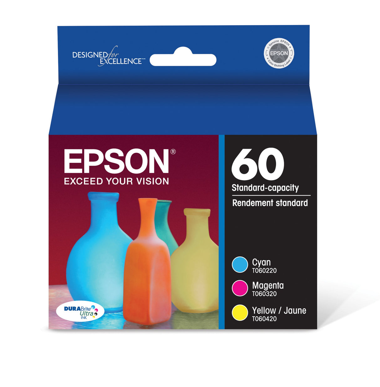 EPSON Cartouche Jet d'encre Originale CMY - T060520