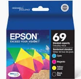 EPSON Cartouche Jet d'encre Originale CMYK (240 pages) - T069120BCS