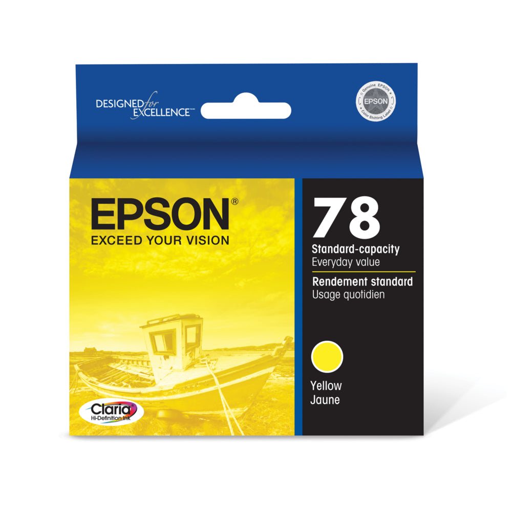 EPSON Cartouche Jet d'encre Originale Jaune (515 pages) - T078 - T078420-S