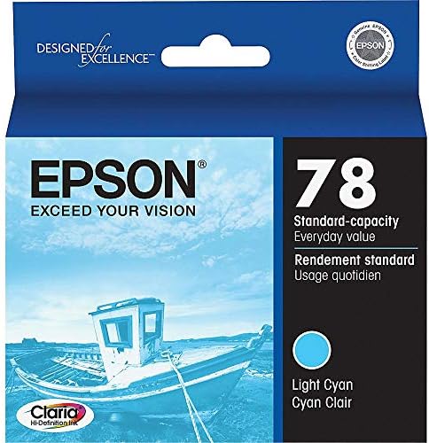 EPSON Cartouche Jet d'encre Originale Cyan, clair (515 pages) - T078 - T078520-S