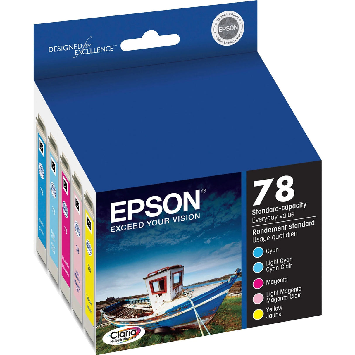 EPSON Cartouche Jet d'encre Originale Couleur (515 pages) - T078 - T078920-S