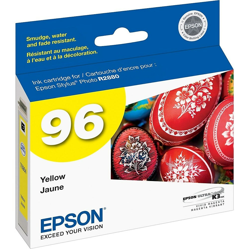 EPSON Cartouche Jet d'encre Originale Jaune (940 pages) - T096 - T096420