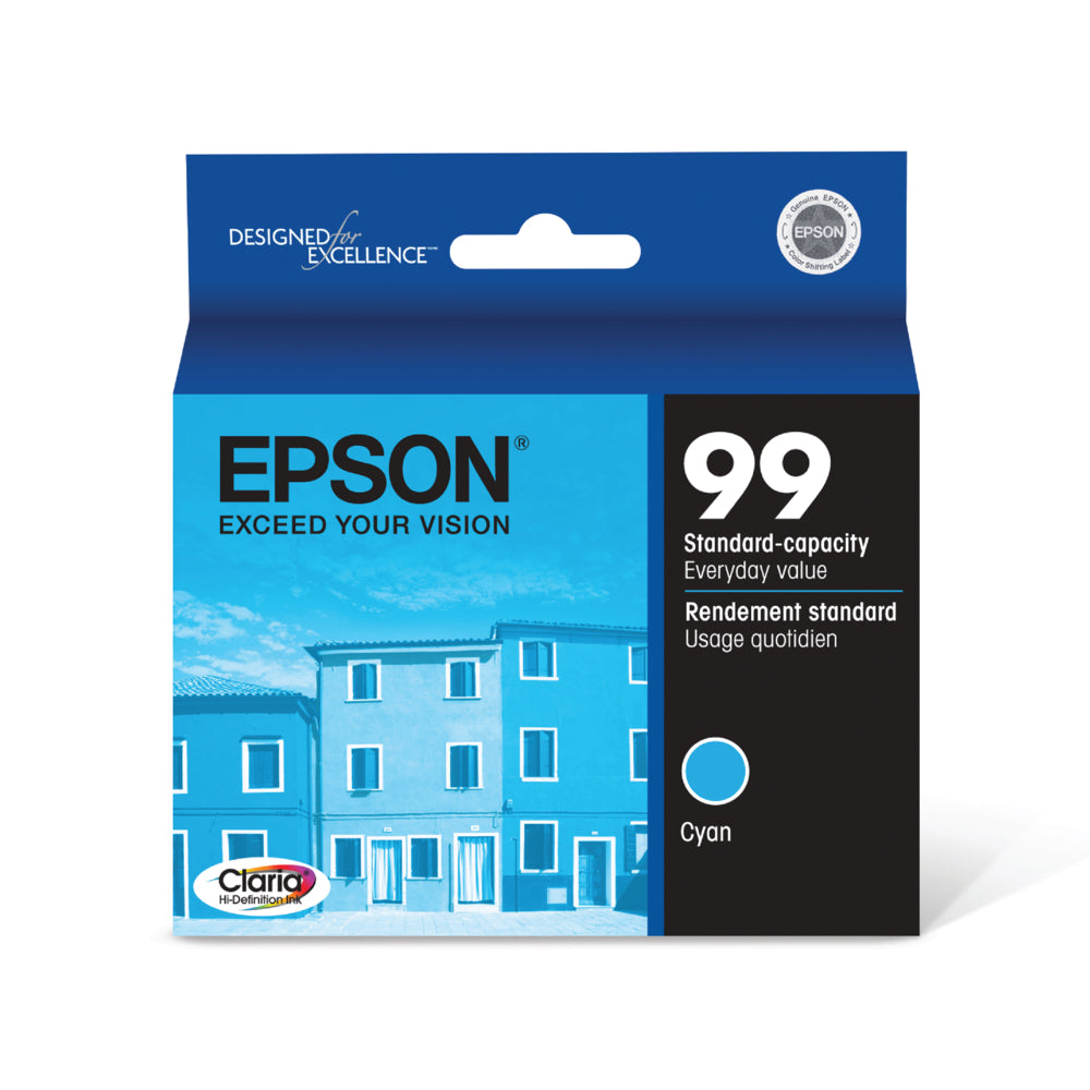 EPSON Cartouche Jet d'encre Originale Cyan (500 pages) - T099 - T099220-S