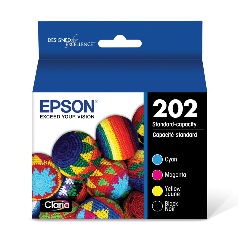 EPSON Cartouche Jet d'encre Originale CMYK (210 pages) - T202 - T202120-BCS