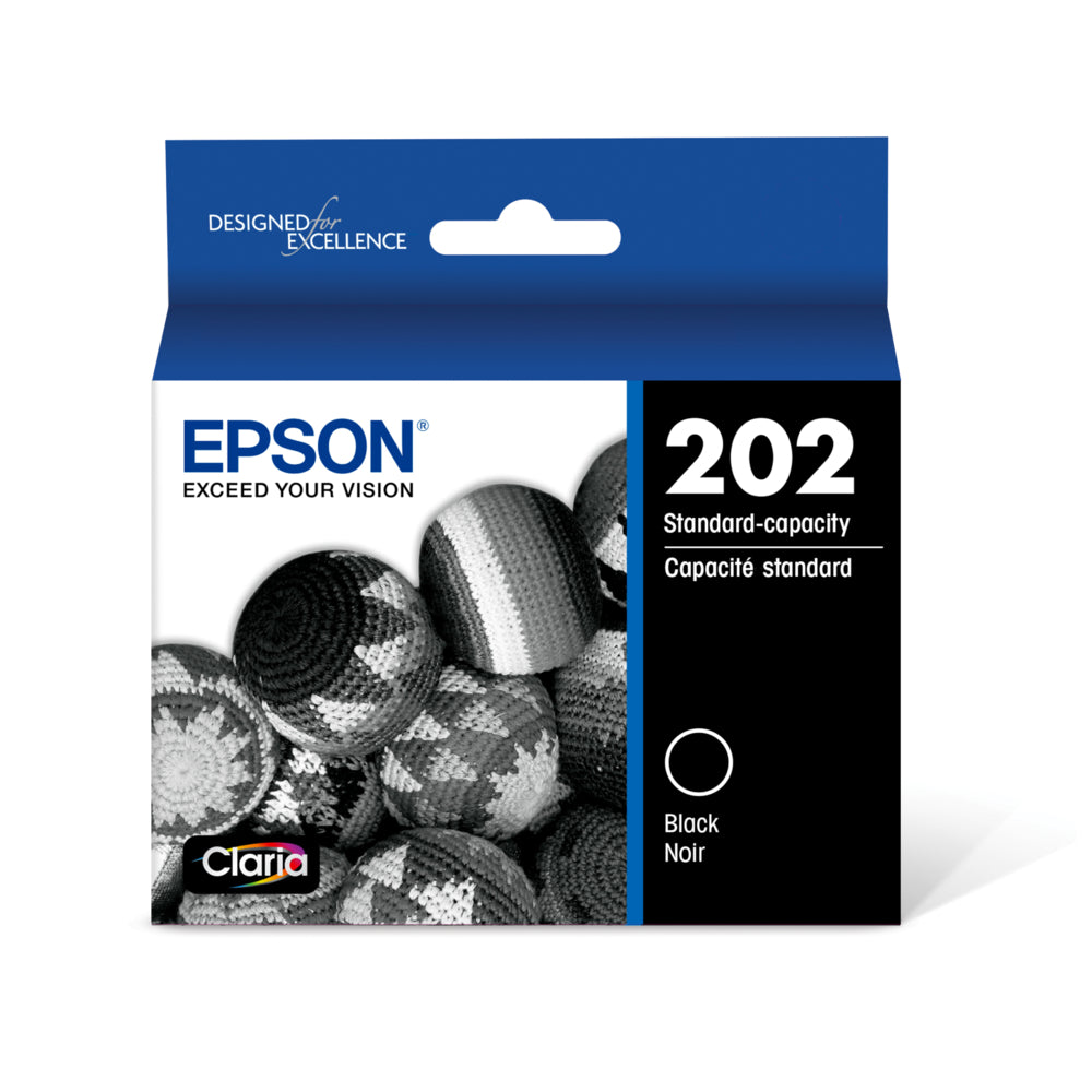 EPSON Cartouche Jet d'encre Originale Noire (210 pages) - T202 - T202120-S