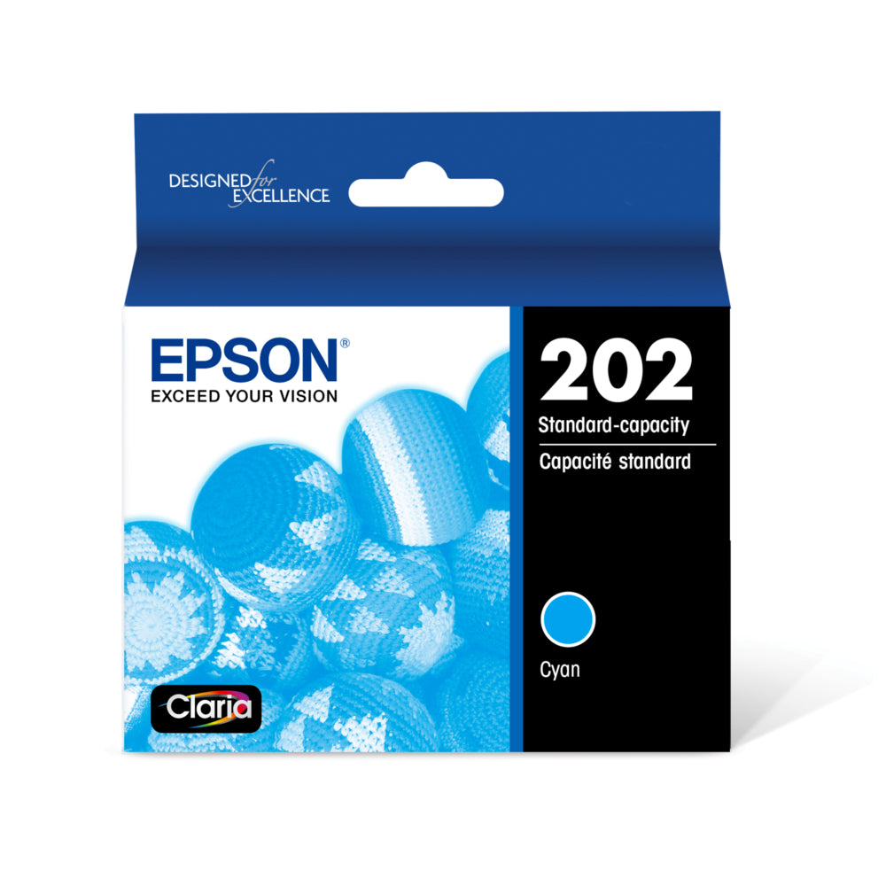 EPSON Cartouche Jet d'encre Originale Cyan (165 pages) - T202 - T202220-S