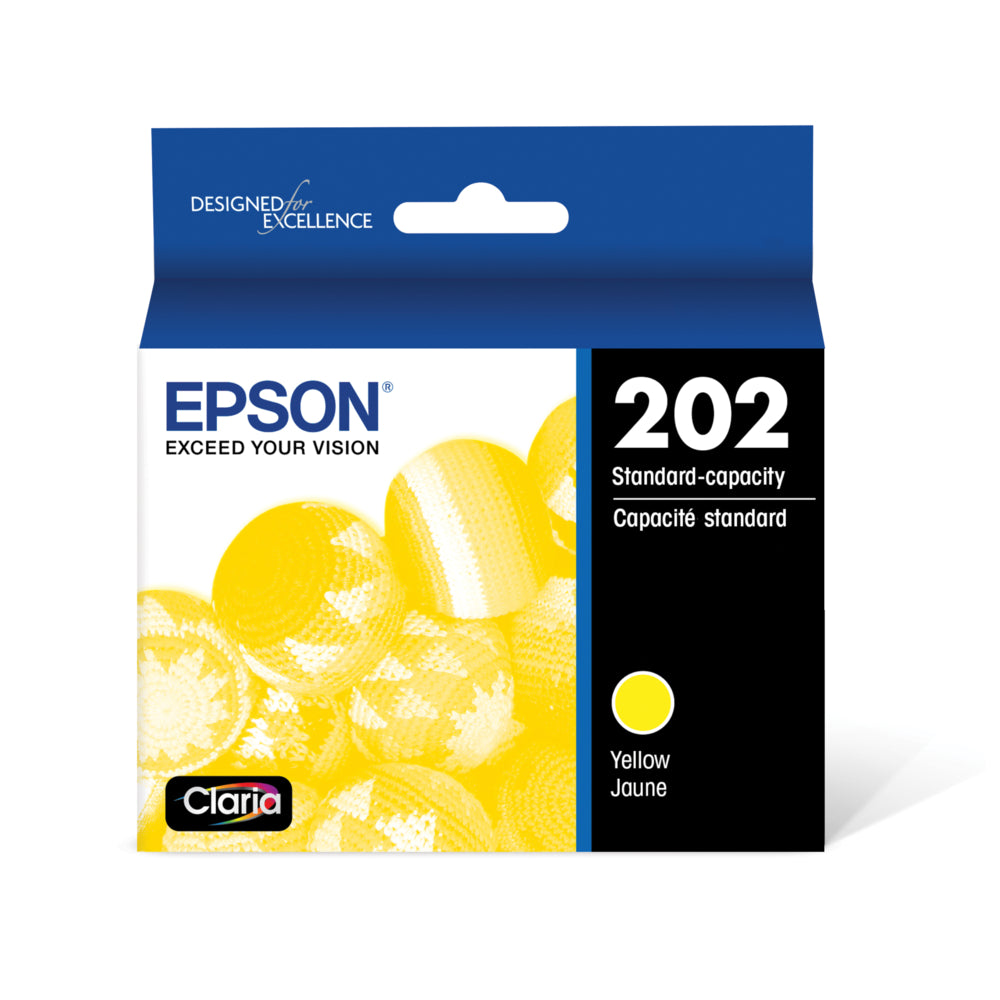 EPSON Cartouche Jet d'encre Originale Jaune (165 pages) - T202 - T202420-S