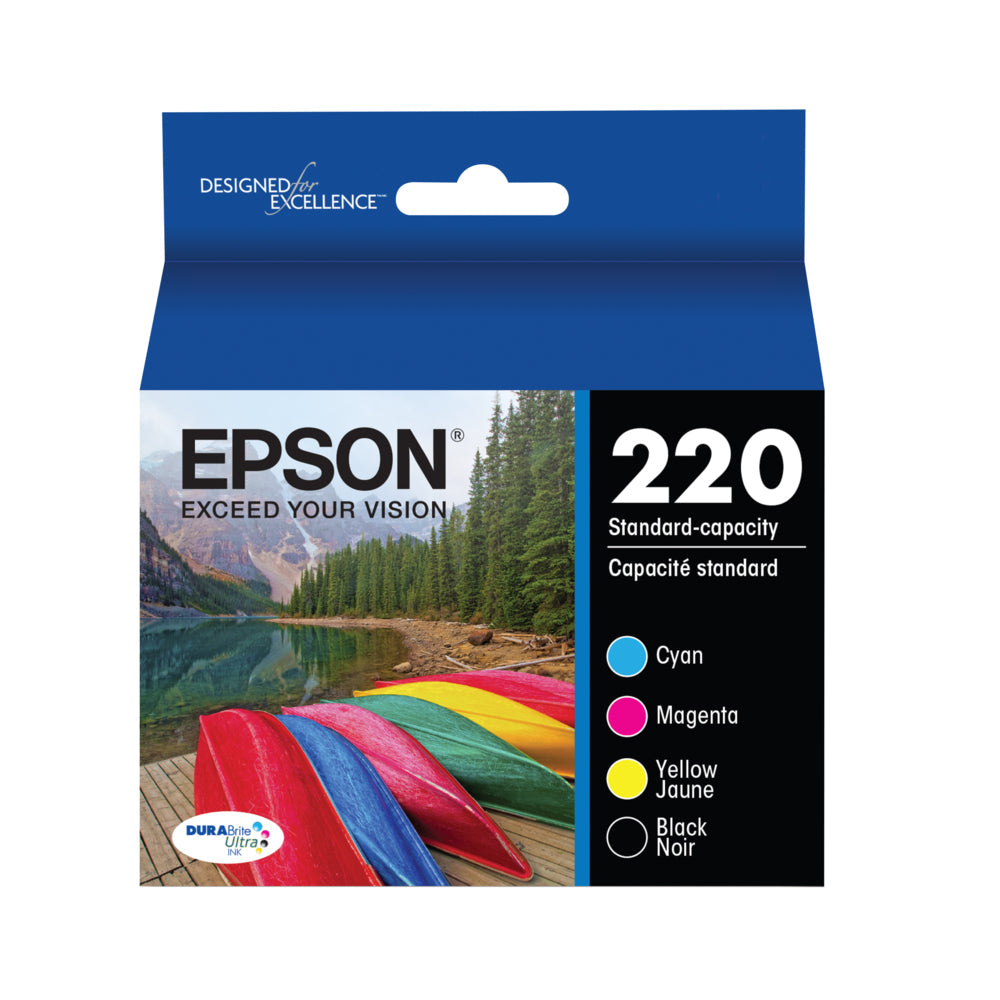 EPSON Cartouche Jet d'encre Originale CMYK (170 pages) - T220 - T220120-BCS