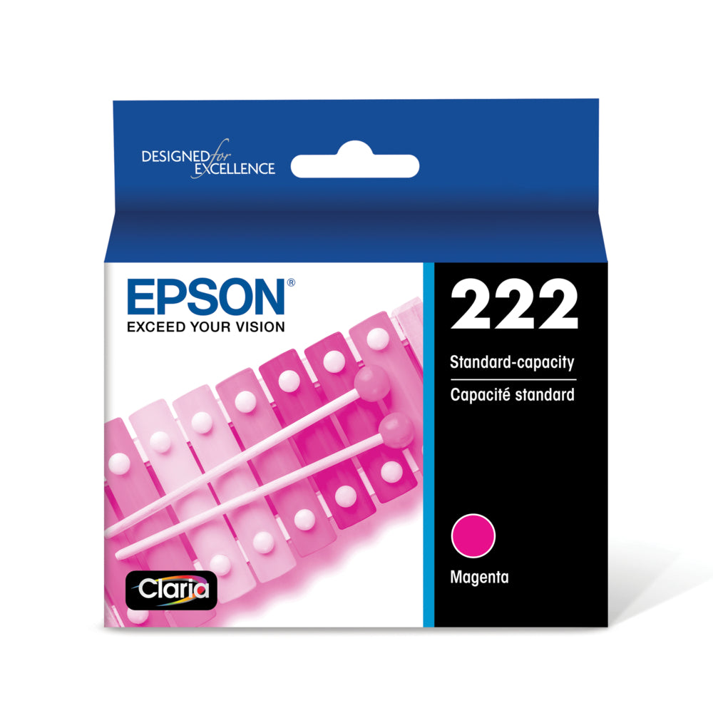 EPSON Cartouche Jet d'encre Originale Magenta (185 pages) - T222320-S