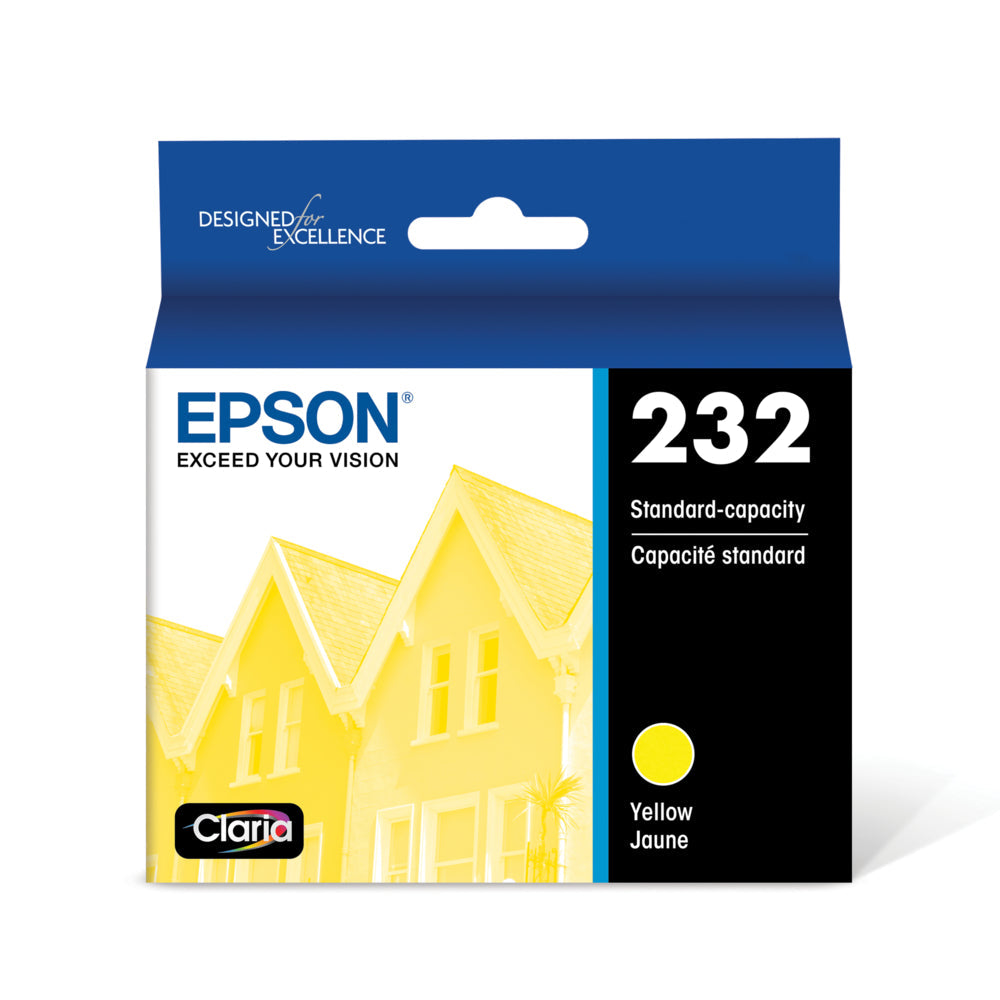 EPSON Cartouche Jet d'encre Originale Jaune (140 pages) - T232 - T232420-S