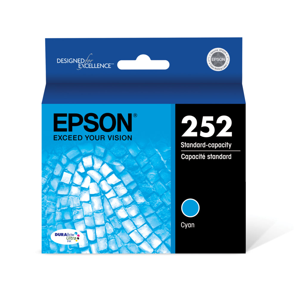 EPSON Cartouche Jet d'encre Originale Cyan (300 pages) - T252 - T252220-S